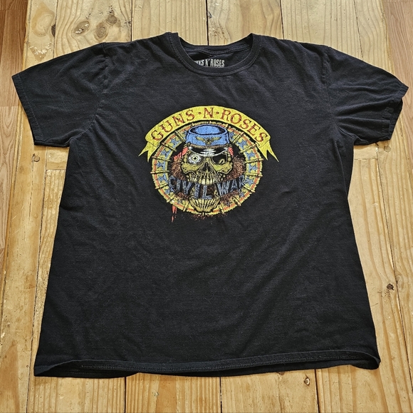 Guns N' Roses Other - Guns N' Roses Civil War Graphic Band Tee Black 1991 Use your Illusion M